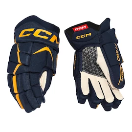 Gants de hockey CCM JetSpeed FT680 Navy/Sunflower Senior