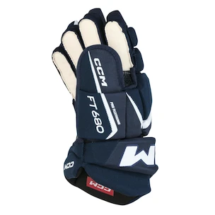 Gants de hockey CCM JetSpeed FT680 Navy/White Junior