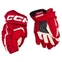 Gants de hockey CCM JetSpeed FT680 Red/White Junior 11 pouces