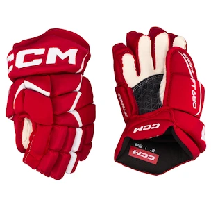 Gants de hockey CCM JetSpeed FT680 Red/White Junior