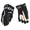 Gants de hockey CCM JetSpeed FTWomen Black/White Senior