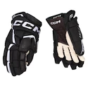 Gants de hockey CCM JetSpeed FTWomen Black/White Senior