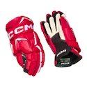 Gants de hockey CCM JetSpeed FTWomen Red/White Senior