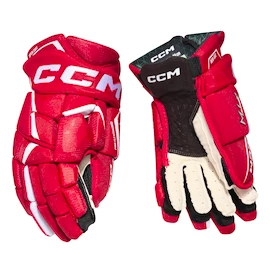 Gants de hockey CCM Jetspeed FTWomen Red/White Senior