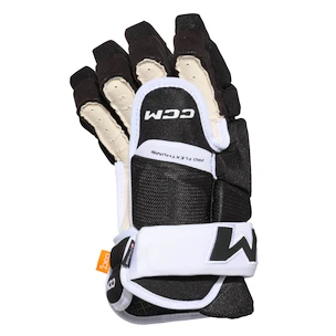 Gants de hockey CCM Tacks 4 ROLL PRO 3 Black/White Senior