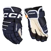 Gants de hockey CCM Tacks 4 ROLL PRO 3 Navy Senior 13 pouces