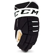 Gants de hockey CCM Tacks 4R Pro2 Senior 15 pouces, noir-blanc