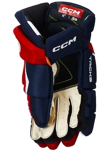 Gants de hockey CCM Tacks AS 580 Navy/Red/White Senior 15 pouces