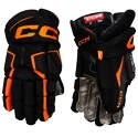 Gants de hockey CCM Tacks AS-V Black/Orange Junior