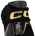 Gants de hockey CCM Tacks AS-V PRO black/gold Junior