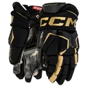 Gants de hockey CCM Tacks AS-V PRO black/gold Junior