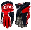 Gants de hockey CCM Tacks AS-V PRO Navy/Red/White Junior 12 pouces