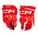 Gants de hockey CCM Tacks AS-V PRO Red/White Junior 12 pouces