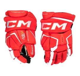 Gants de hockey CCM Tacks AS-V PRO Red/White Junior