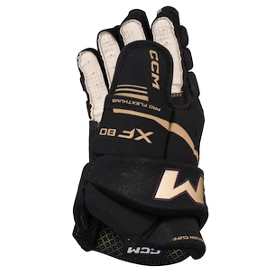 Gants de hockey CCM Tacks XF 80 Black/Gold Junior