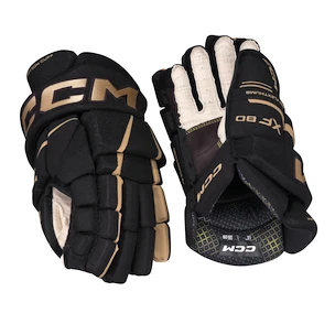 Gants de hockey CCM Tacks XF 80 Black/Gold Junior