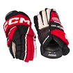 Gants de hockey CCM Tacks XF 80 Black/Red/White Senior