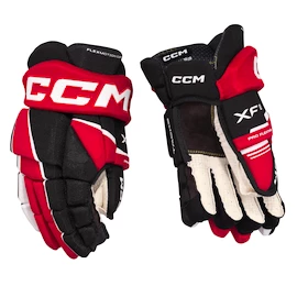 Gants de hockey CCM Tacks XF 80 Black/Red/White Senior