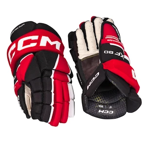 Gants de hockey CCM Tacks XF 80 Black/Red/White Senior