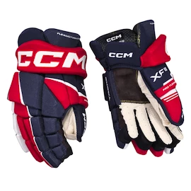Gants de hockey CCM Tacks XF 80 Navy/Red/White Senior