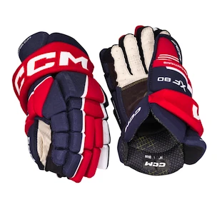 Gants de hockey CCM Tacks XF 80 Navy/Red/White Senior