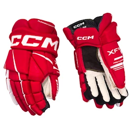 Gants de hockey CCM Tacks XF 80 Red/White Junior
