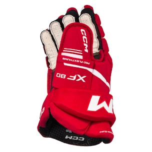 Gants de hockey CCM Tacks XF 80 Red/White Senior