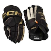 Gants de hockey CCM Tacks XF Black/Gold Junior