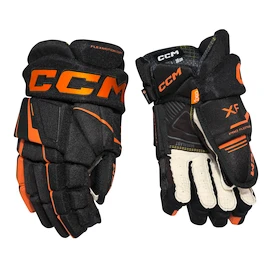 Gants de hockey CCM Tacks XF Black/Orange Junior