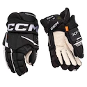 Gants de hockey CCM Tacks XF Black/White Junior 11 pouces