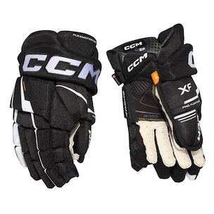 Gants de hockey CCM Tacks XF Black/White Junior 11 pouces