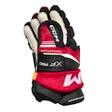 Gants de hockey CCM Tacks XF PRO Black/Red/White Senior