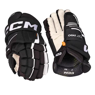 Gants de hockey CCM Tacks XF PRO Black/White Junior