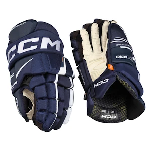 Gants de hockey CCM Tacks XF PRO Navy/White Senior