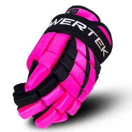 Gants de hockey POWERTEK V5.0 Black/Pink Junior