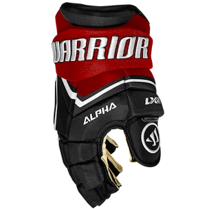 Gants de hockey Warrior Alpha LX2 Black/Red/White Senior