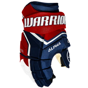 Gants de hockey Warrior Alpha LX2 Navy/Red/White Junior