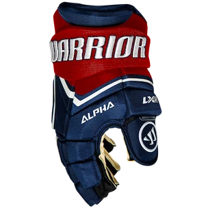 Gants de hockey Warrior Alpha LX2 Navy/Red/White Senior