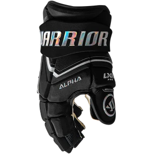 Gants de hockey Warrior Alpha LX2 Pro Black Youth 8 pouces, noir