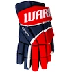 Gants de hockey Warrior Covert QR6 Team Navy/Red Senior