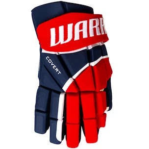 Gants de hockey Warrior Covert QR6 Team Navy/Red Senior