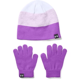 Gants fille Under Armour Beanie Glove Combo purple