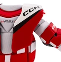 Gilet de hockey pour gardien de but CCM YTflex 3 White/Red Youth