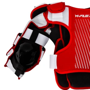 Gilet de hockey pour gardien de but CCM YTflex 3 White/Red Youth L/XL