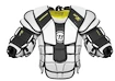 Gilet de hockey pour gardien de but Warrior Ritual X3 Pro Sr Senior