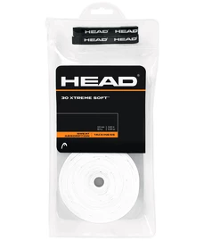 Grip tape supérieur Head Head Xtreme Soft White (30 Pack)