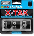 Grip tape supérieur Karakal  X-Tak Overgrip 3er Black