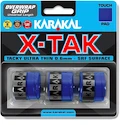 Grip tape supérieur Karakal  X-Tak Overgrip 3er Blue