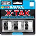 Grip tape supérieur Karakal  X-Tak Overgrip 3er White