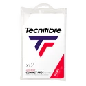 Grip tape supérieur Tecnifibre  Contact Pro White 12 Pack